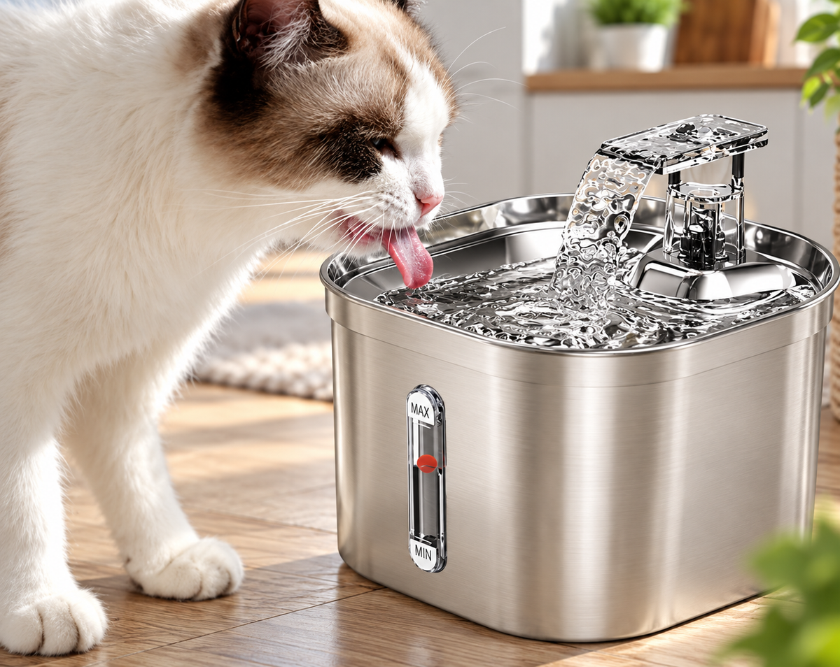 Fuente de Agua Automática para Mascotas – Hidratación Saludable