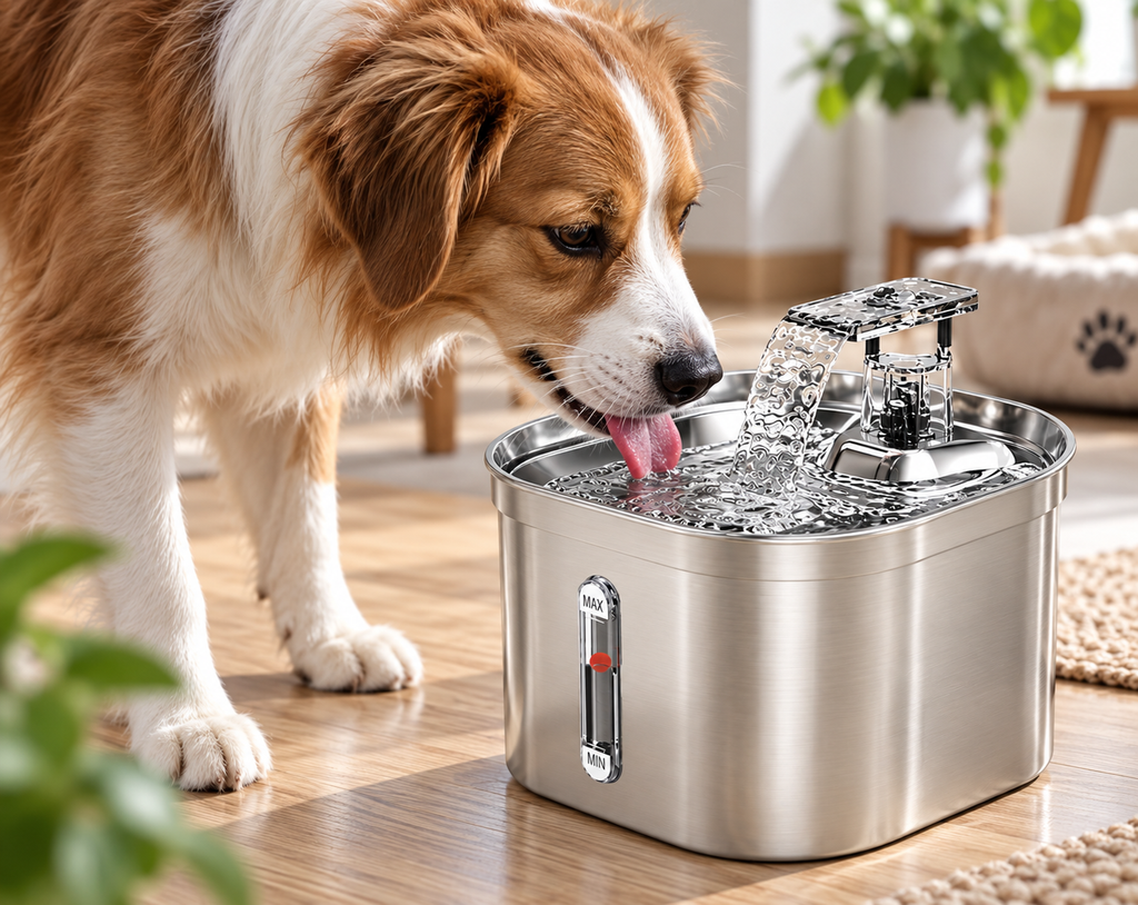 Fuente de Agua Automática para Mascotas – Hidratación Saludable