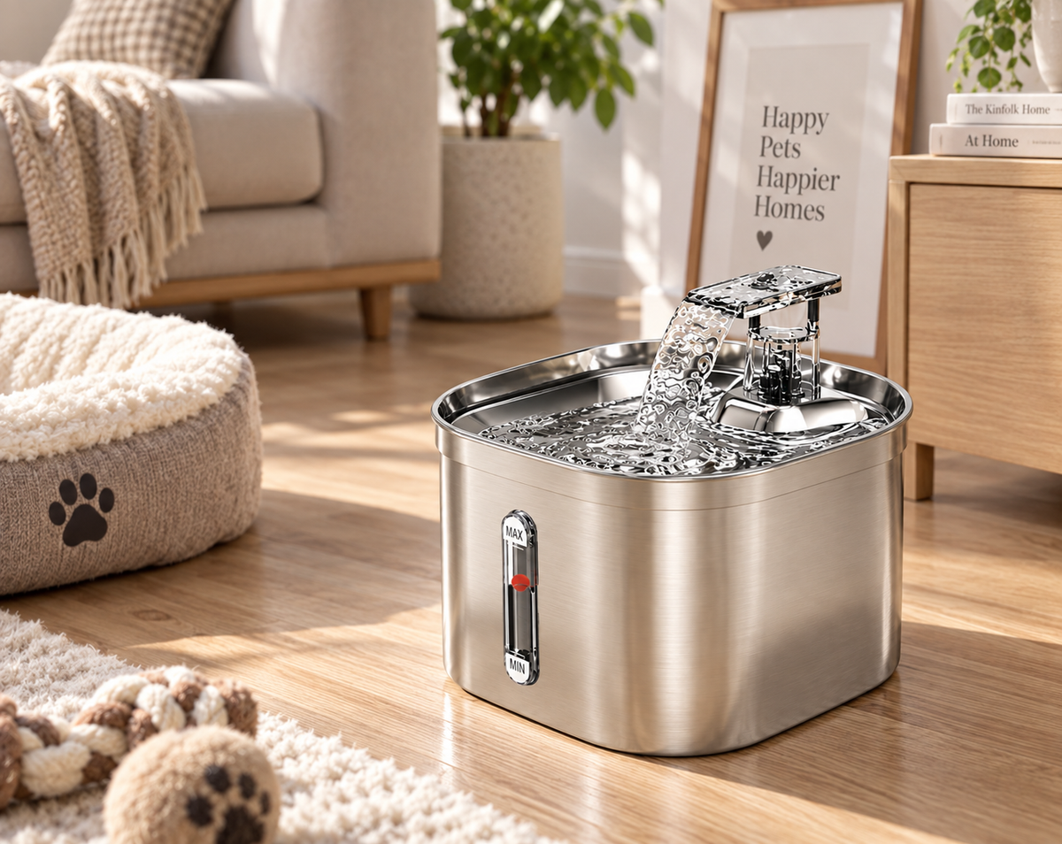 Fuente de Agua Automática para Mascotas – Hidratación Saludable
