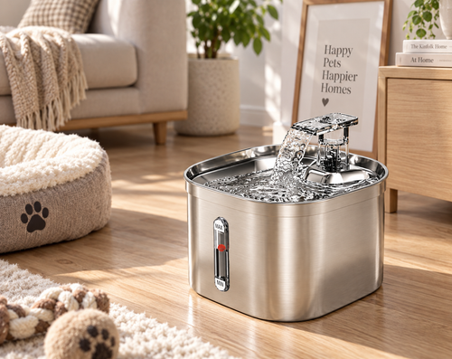Fuente de Agua Automática para Mascotas – Hidratación Saludable