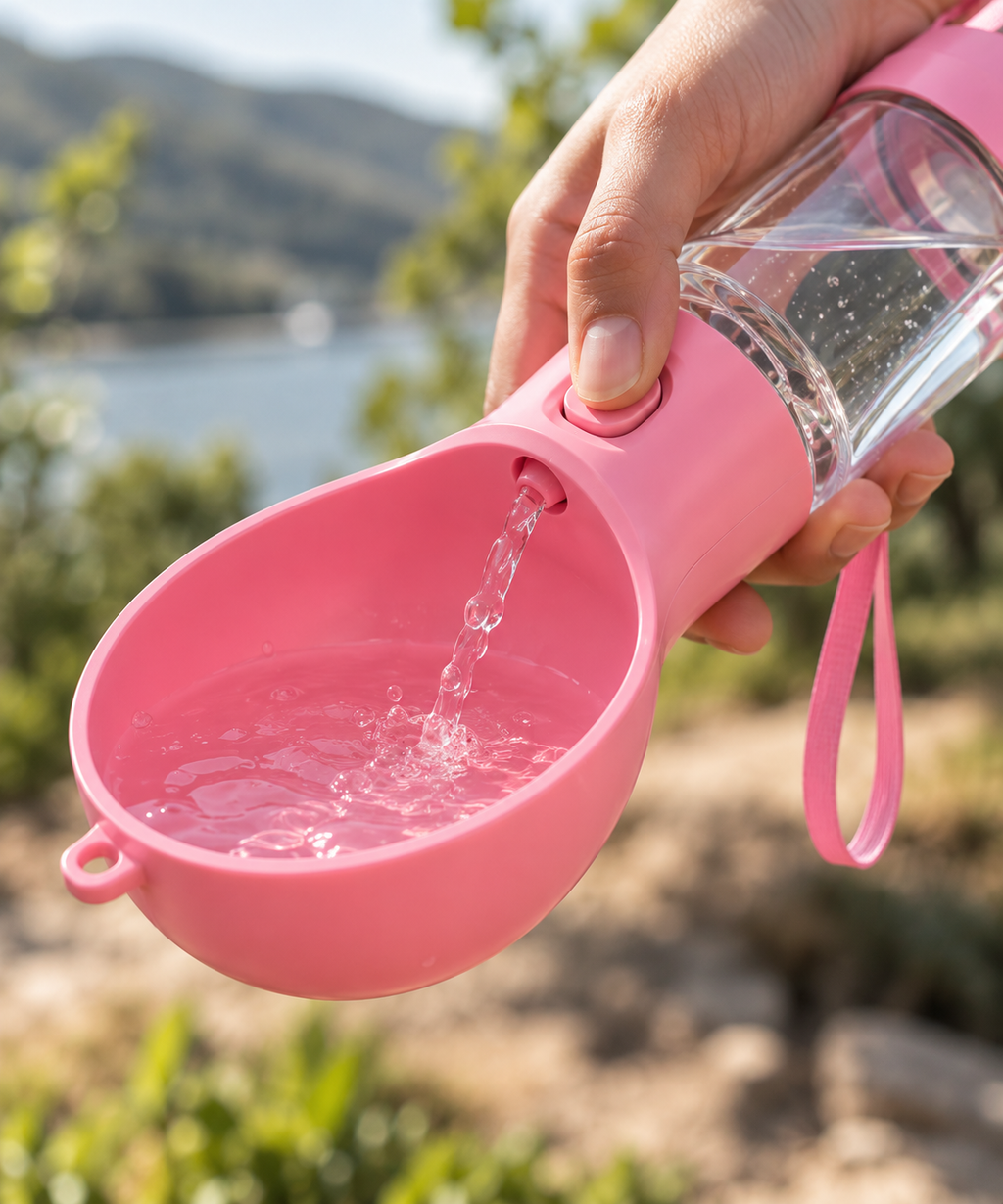 Botella de Agua Portátil para Perros – Paseos sin Complicaciones