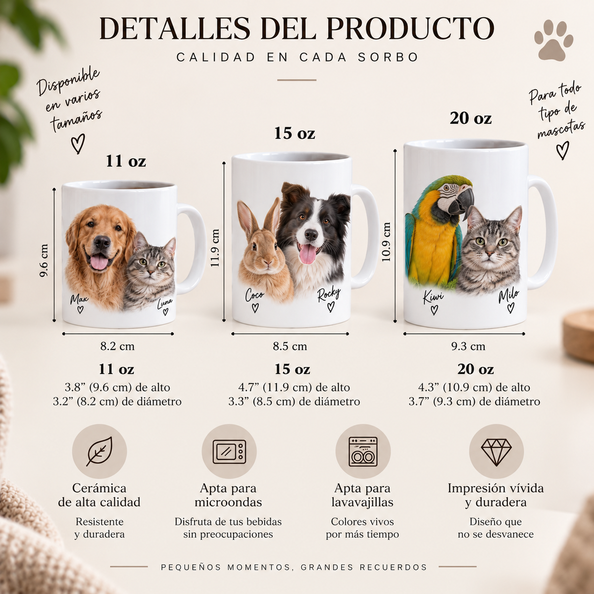 Taza de tu Mascota, el Regalo Perfecto