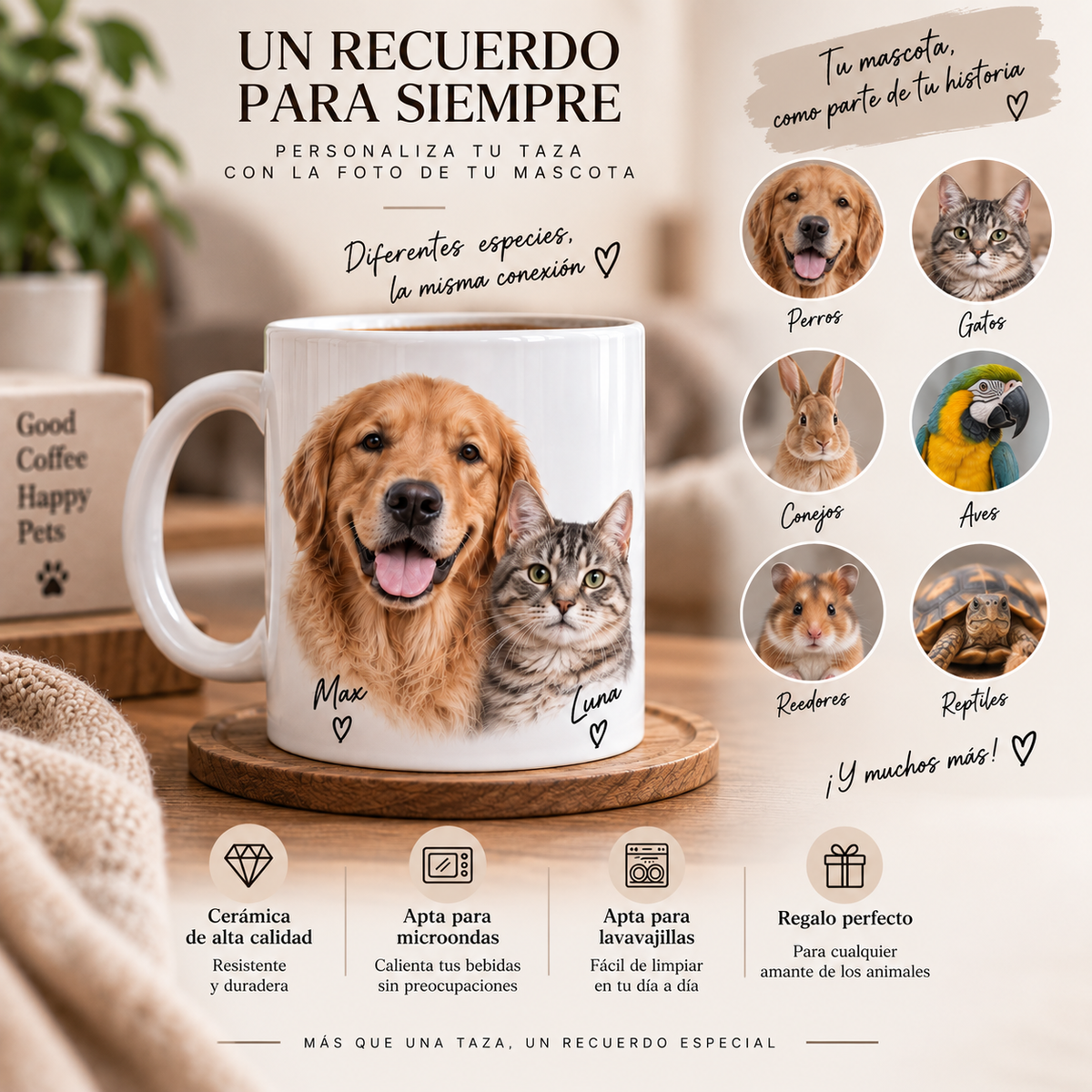 Taza de tu Mascota, el Regalo Perfecto